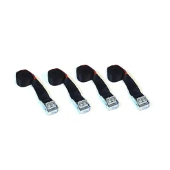 Tcp Spanbanden<Spanbanden 4x zwart 1 m – Trekkracht 250 kg