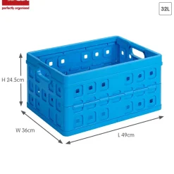 Sunware Opbergmanden En- Kratten<Square - Vouwkrat - 32L - 2-delig