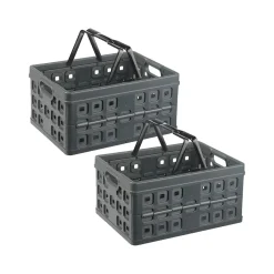 Sunware Opbergmanden En- Kratten<Square - Vouwkrat met handgreep - 32L - 2-dlg