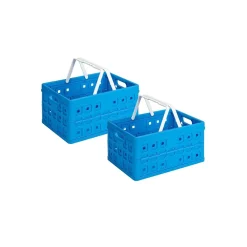Sunware Opbergmanden En- Kratten<Square - Vouwkrat met handgreep - 32L - 2-dlg