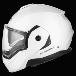 Beon Motorhelmen<Stradale Motorhelm met zonnevizier Wit