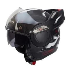 Beon Motorhelmen<Stratos Motorhelm met zonnevizier Verkeerszwart
