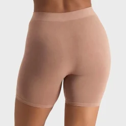 Bamboo Basics Ondergoed<SUZE - Naadloze Biker Short Dames Camel