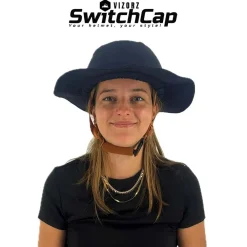 Vizorz Fietshelmen Voor Volwassenen<SwitchCap fietshelm - Blue sunny classic Blauw
