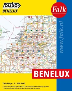 Falk Wegenkaarten & Atlassen|Wegenkaarten<Tab-Map Routiq Benelux
