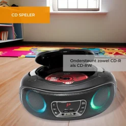 Denver Audio>TCL212BTB FM-Radio Incl. Bluetooth Boombox