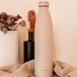 Aya&ida Wateropslag & -Zuivering|Drink- & Thermosflessen<Thermosfles Drinking Bottle 750ml Cream-Beige