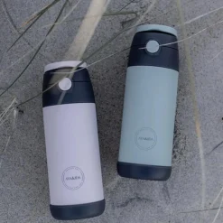 Aya&ida Wateropslag & -Zuivering|Drink- & Thermosflessen<Thermosfles Drinking Bottle Kids straw 350 Mintgroen