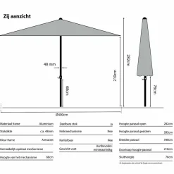 Madison Parasols & Windschermen|Parasols & Windschermen>Timor Stokparasol