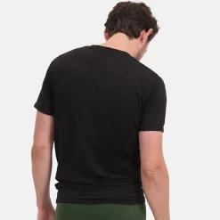 Bamboo Basics Thermoshirts<TOBY - Merinowol T-shirt Heren Zwart