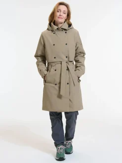 Human Nature Waterdichte Jassen|Winterjassen<Torrei - Parka dames Donkder zand
