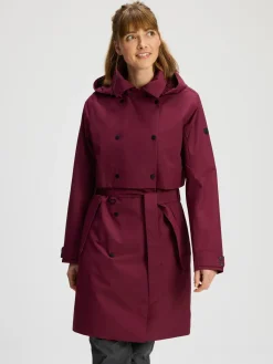 Human Nature Zomerjassen|Waterdichte Jassen<Torry - Parka dames Bordeaux
