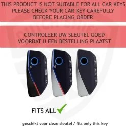 Dutch Shield Autosleutelhoesjes>TPU Sleutelhoesje voor Bmw clear 37