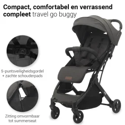 Novi Baby Buggy'S<Travel Go - Buggy Donkergrijs