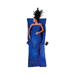 Cocoon Slaapzakken|Slaapzakken<Travelsheet XL 100 % Zijde Ultramarine Blue