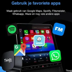Thingy Draadloze Ontvangers<Ultra Mini USB-C 2-in-1 CarPlay Dongle