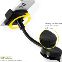 Accezz Telefoon & Tablethouders<Universele Telefoonhouder Auto - Zwart