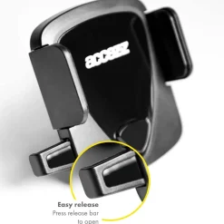 Accezz Telefoon & Tablethouders<Universele Telefoonhouder Auto - Zwart