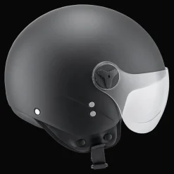 Sqiwi Motorhelmen<Urban Scooterhelm met vizier Matzwart