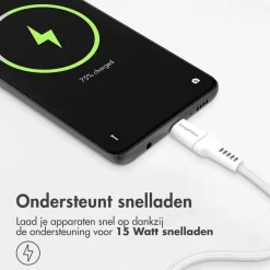 Imoshion Stekkers & Kabels<USB-C naar USB A kabel - 2 meter Wit