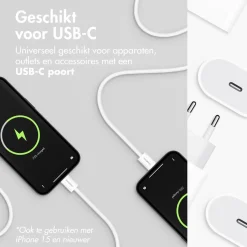 Imoshion Stekkers & Kabels<USB-C naar USB-C kabel 2 meter