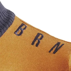 Brn Fietsshirts<Veloce vintage wollen koerstrui Donker Geel