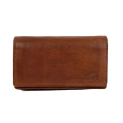 DAMES Bear Design Portemonnees>Violan - Dames portemonnee - Leer - Ritsvakken