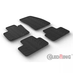 Gledring Automatten<Volvo XC40 2018 excl. Recharge - Rubbermatten Zwart