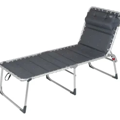 Crespo Campingstoelen|Ligbedden<Vouwbed AL/364 Deluxe Donker grijs