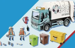 PLAYMOBIL® Bouwen & Constructie>Vuilniswagen met knipperlicht 70885