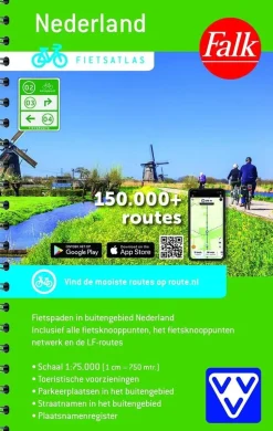Falkplan Atlassen|Reisgidsen<VVV Fietsatlas Nederland