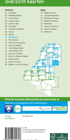 Falkplan Fietskaarten>VVV Fietskaart 10 Achterhoek