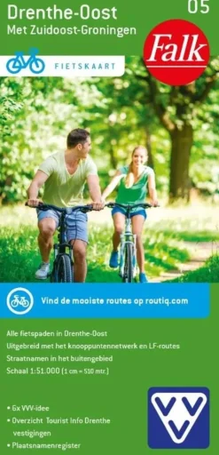 Falkplan Fietskaarten>VVV Fietskaart 05 Drenthe Oost