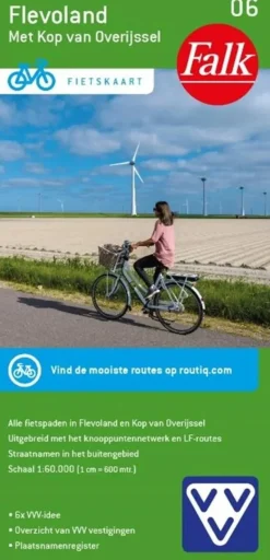 Falkplan Fietskaarten>VVV Fietskaart 06 Flevoland Kop Overijssel