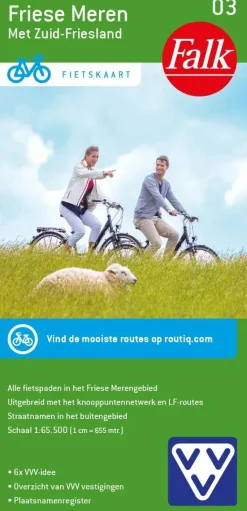 Falkplan Fietskaarten>VVV Fietskaart 03 Friese Meren