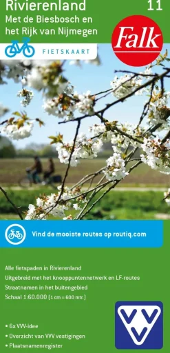 Falkplan Fietskaarten>VVV Fietskaart 11 Rivierenland