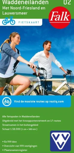 Falkplan Fietskaarten>VVV Fietskaart 02 Waddeneilanden