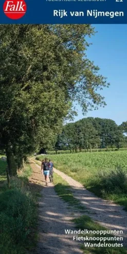 Falk Wandelkaarten|Wandelkaarten>wandel- en fietskaart Z1 Rijk van Nijmegen