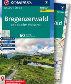 Kompass Wandelgidsen|Reisgidsen<Wandelgids WF 5601 Bregenzerwald