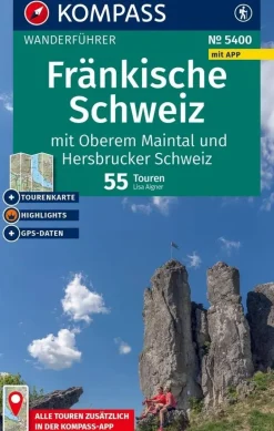 Kompass Wandelgidsen|Reisgidsen>Wandelgids WF 5400 Fränkische Schweiz
