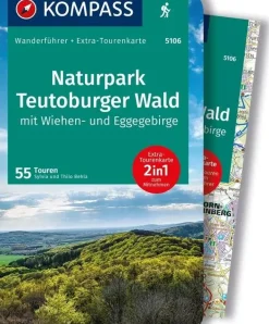 Kompass Wandelgidsen|Reisgidsen<Wandelgids WF 5106 NP Teutoburger Wald