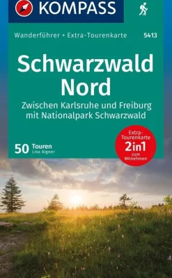 Kompass Wandelgidsen|Reisgidsen<Wandelgids WF 5011 Schwarzwald Nord
