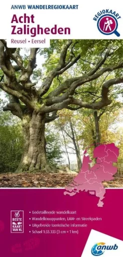 ANWB Wandelkaarten|Wandelkaarten>Wandelkaart Acht Zaligheden