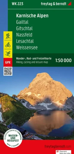 Freytag & Berndt Wandelkaarten>Wandelkaart WK223 Karnische Alpen