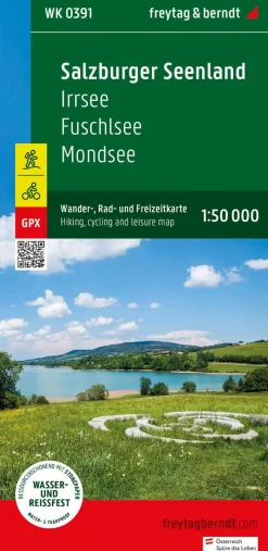 Freytag & Berndt Wandelkaarten>Wandelkaart WK0391 Salzburger Seenland