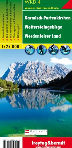 Freytag & Berndt Wandelkaarten>Wandelkaart WKD4 Garmisch-Partenkirchen