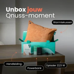 Qnuss Warmtekussens>Warmtekussen Ribstof 45x45