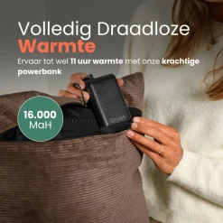 Qnuss Warmtekussens<Warmtekussen Ribstof 45x45 Donker Bruin