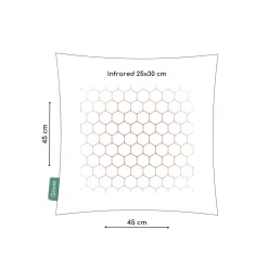 Qnuss Warmtekussens<Warmtekussen Ribstof 45x45 Donker Bruin