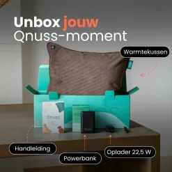 Qnuss Warmtekussens<Warmtekussen Ribstof 45x45 Donker Bruin